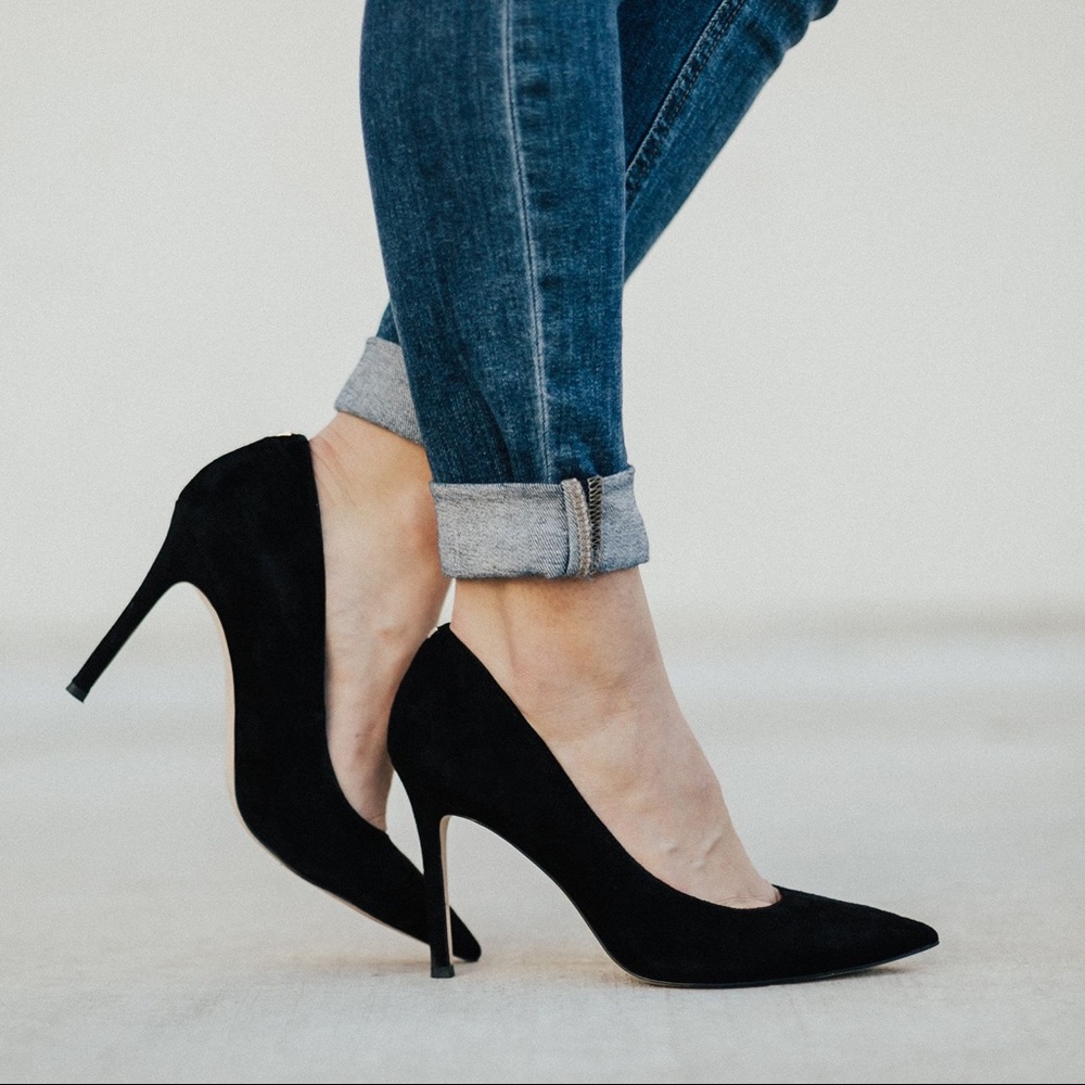 BCB Generation Black Pointed Toe Heel